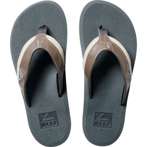 2024 Reef Mens Cushion Dawn Flip Flops Ci3766 - Grau